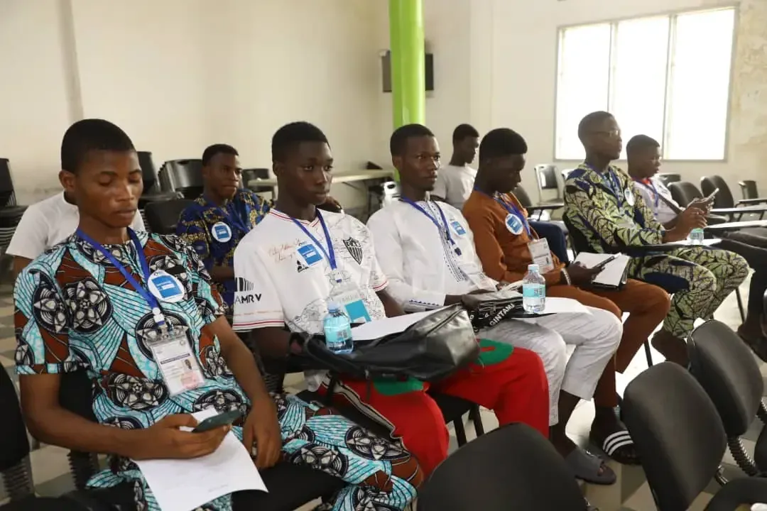 Rows of participants during the conference.